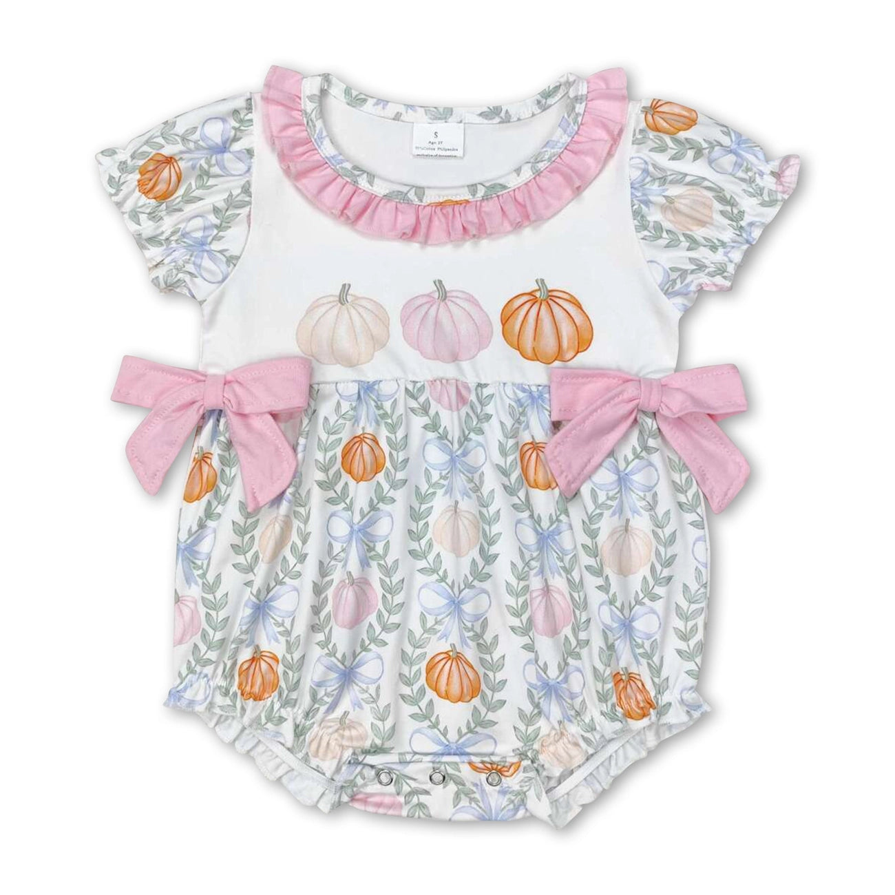 Pumpkin Bow Bubble
