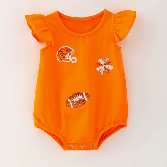 Football Sequin Romper