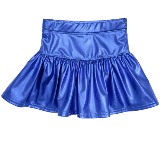 Metallic Royal Skort