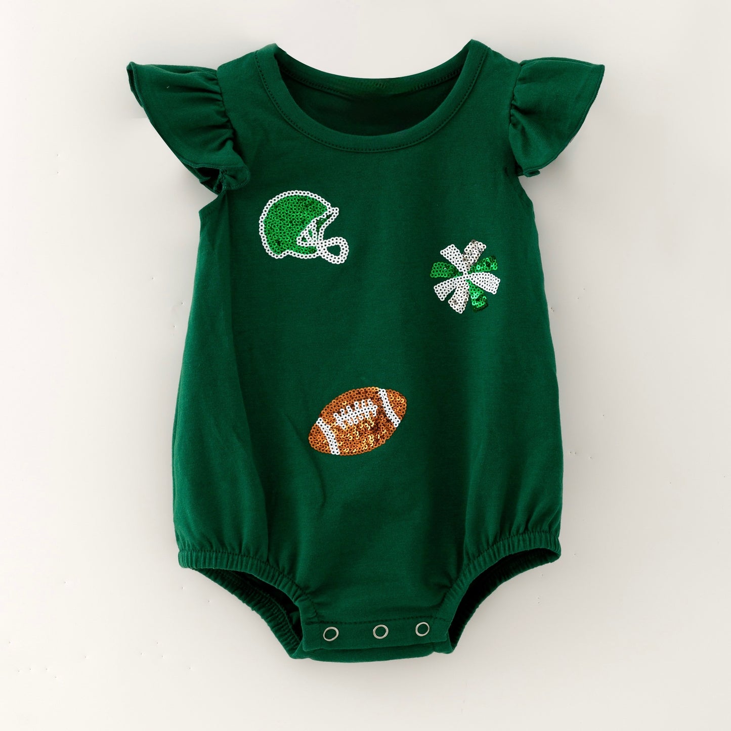 Football Sequin Romper