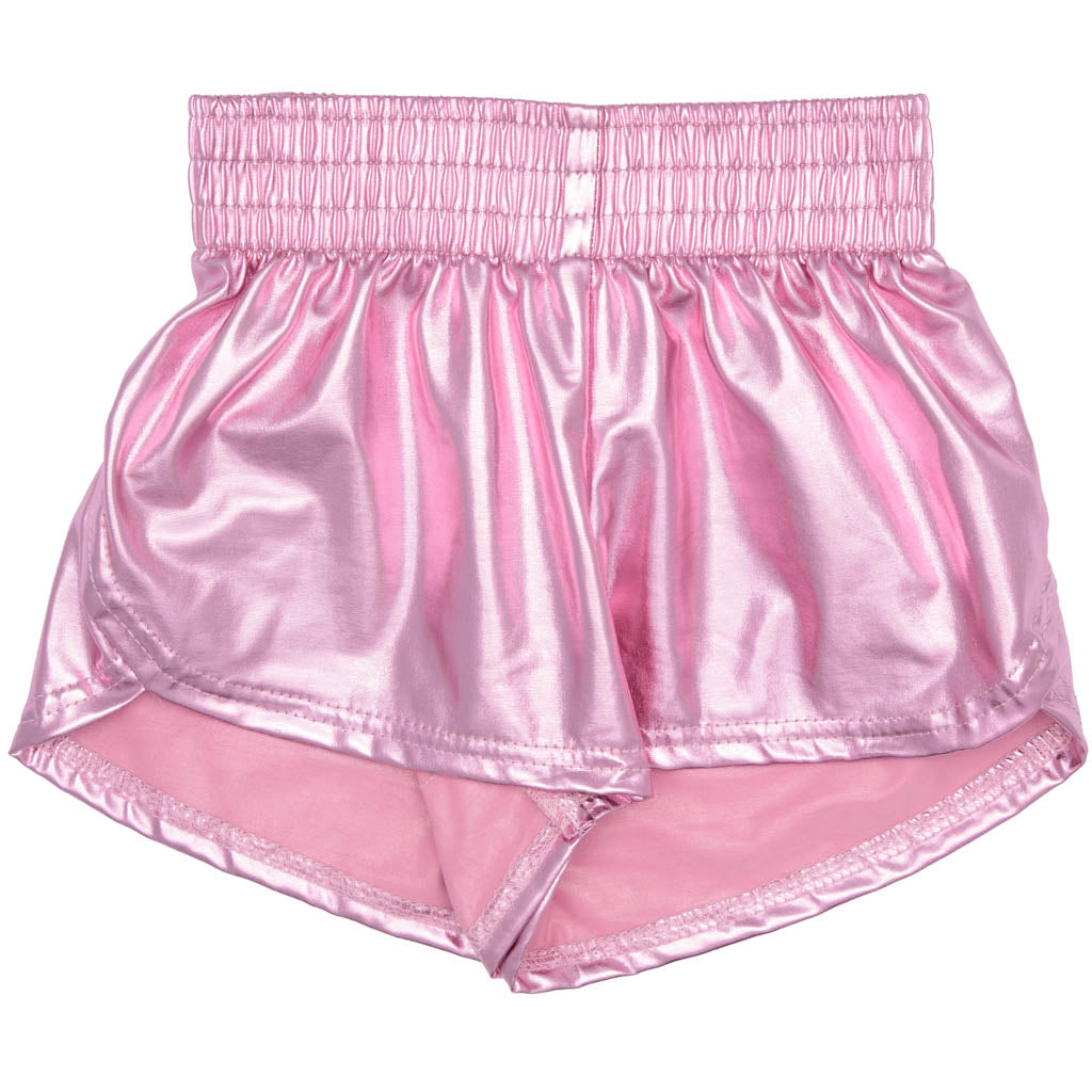 Metallic Pink Shorts