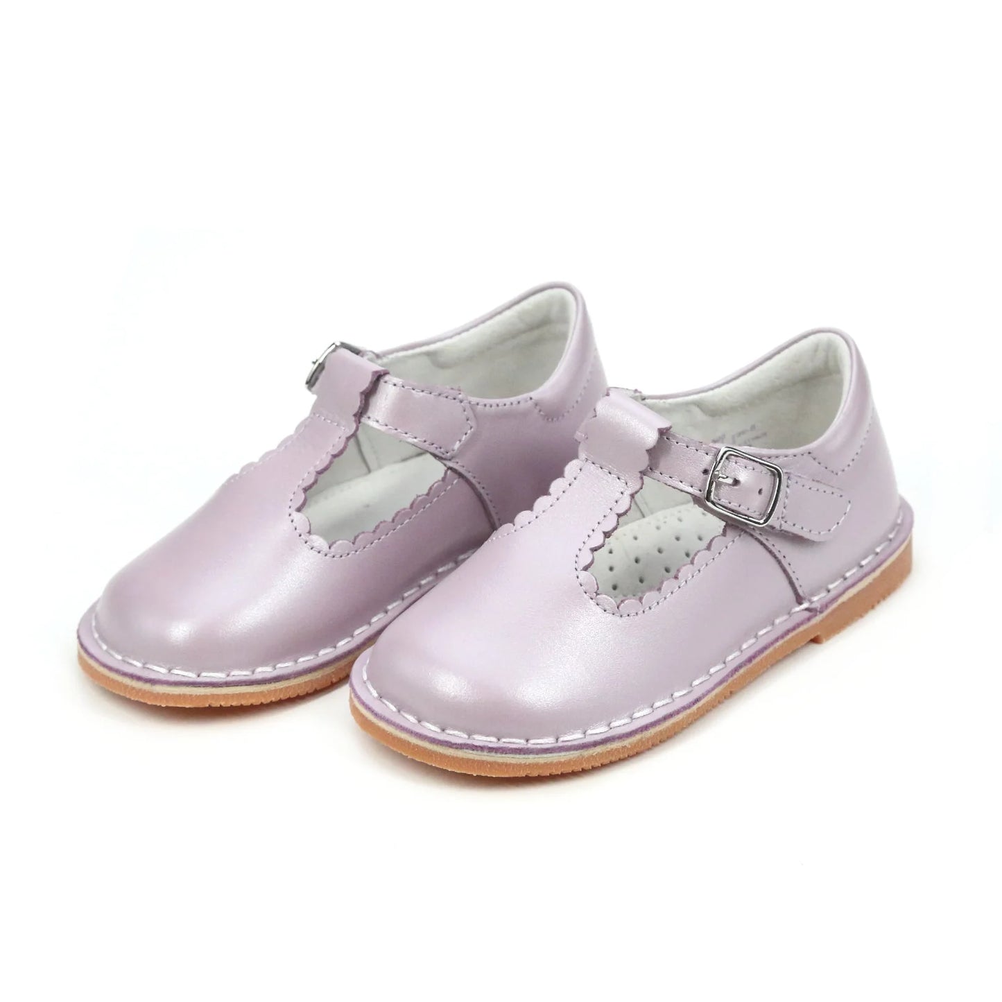 Selina Pastel Scalloped T-Strap Mary Jane (Toddler)