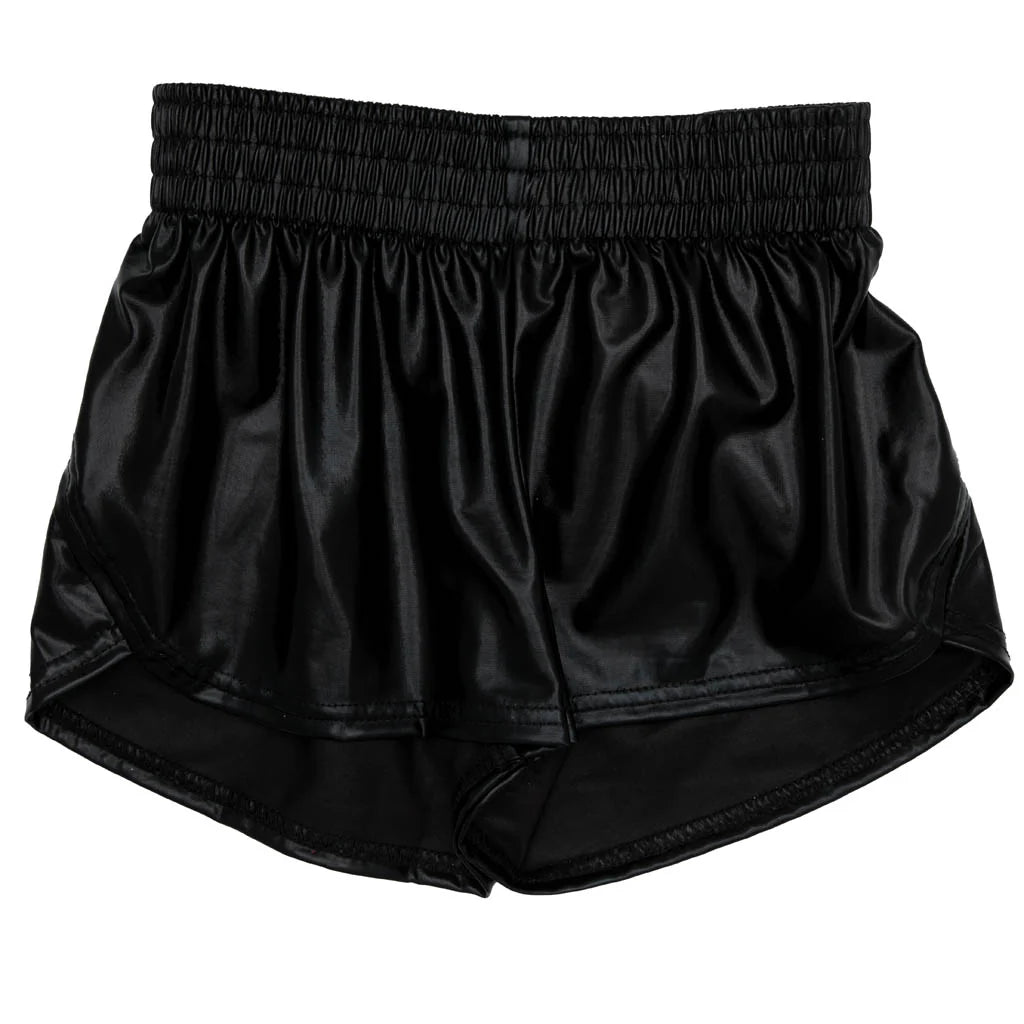 Metallic Black Shorts