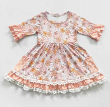 Pumpkin Blossom Girls Dress