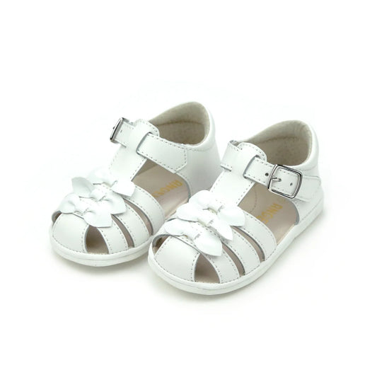 Everly Angel Baby Bow Sandal- White