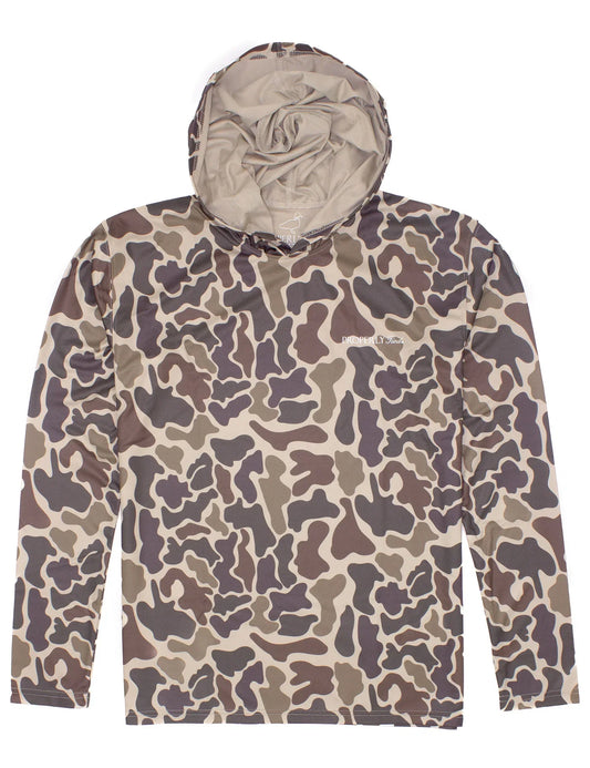 Boys Sportsman Performance Hoodie Vintage Camo