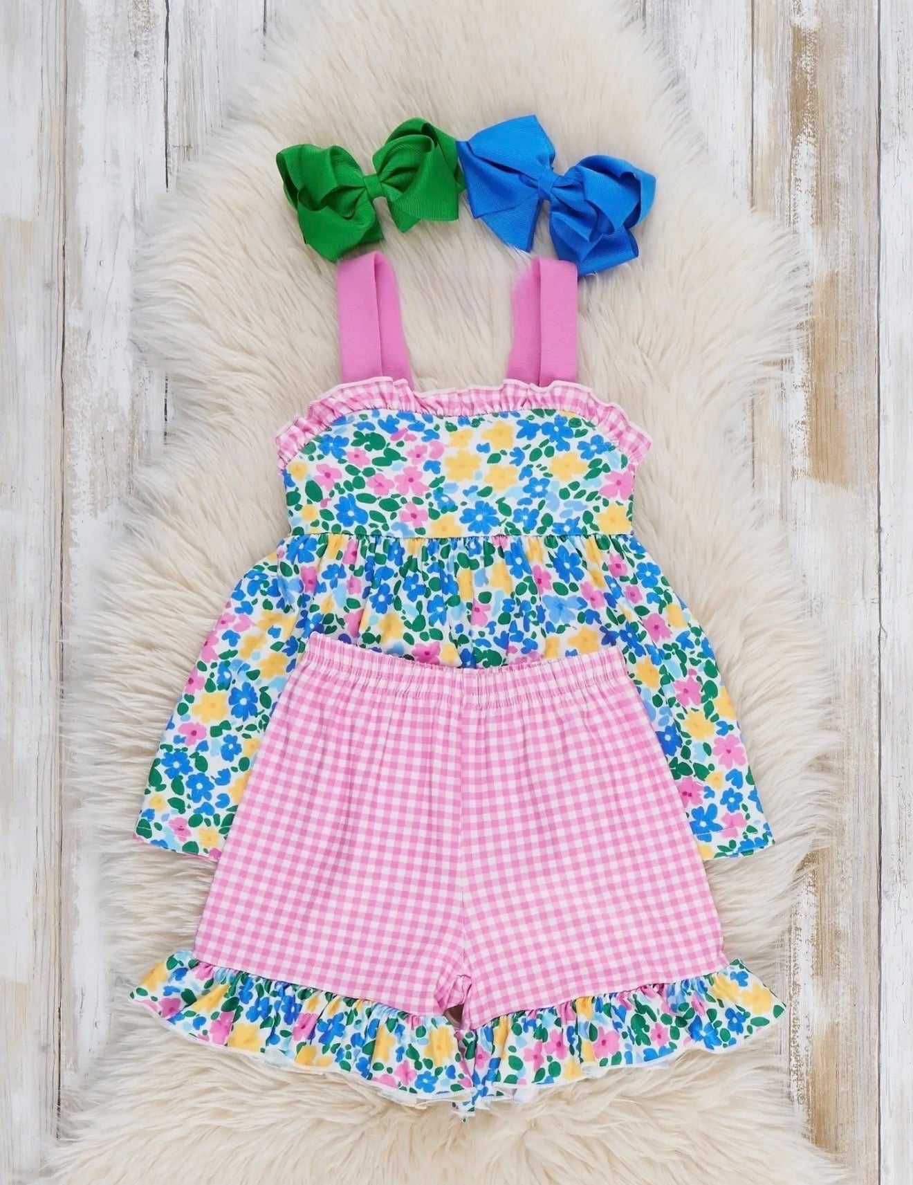 Blooming Garden Floral Ruffle Outfit