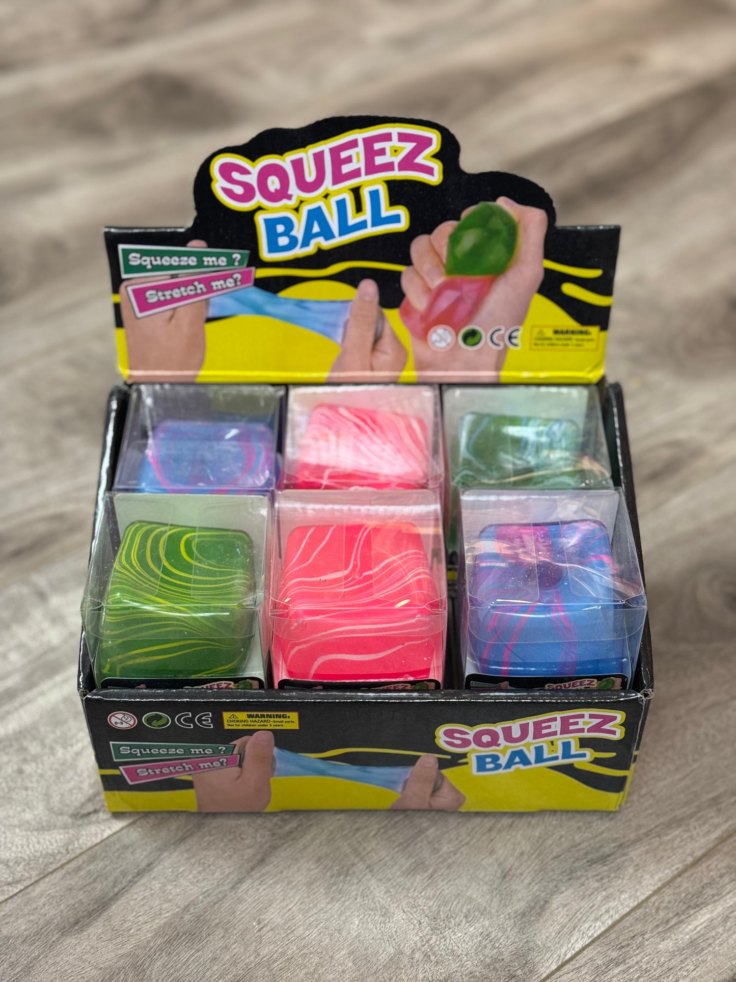 Squeez Ball Swirl Squishy