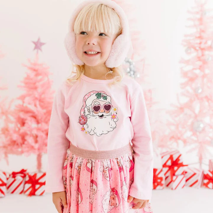 Disco Santa Christmas Long Sleeve