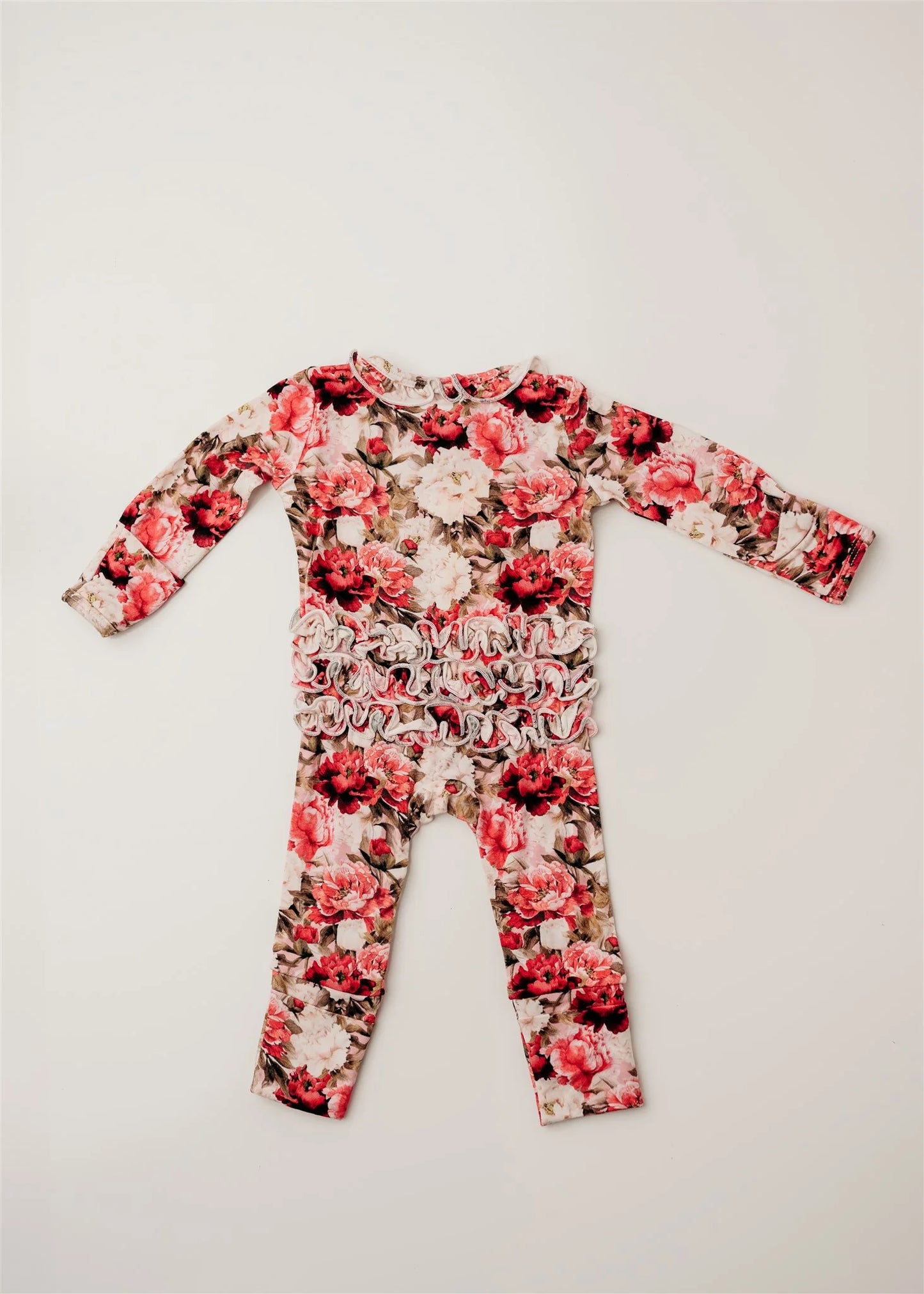 Crimson Bloom Footie