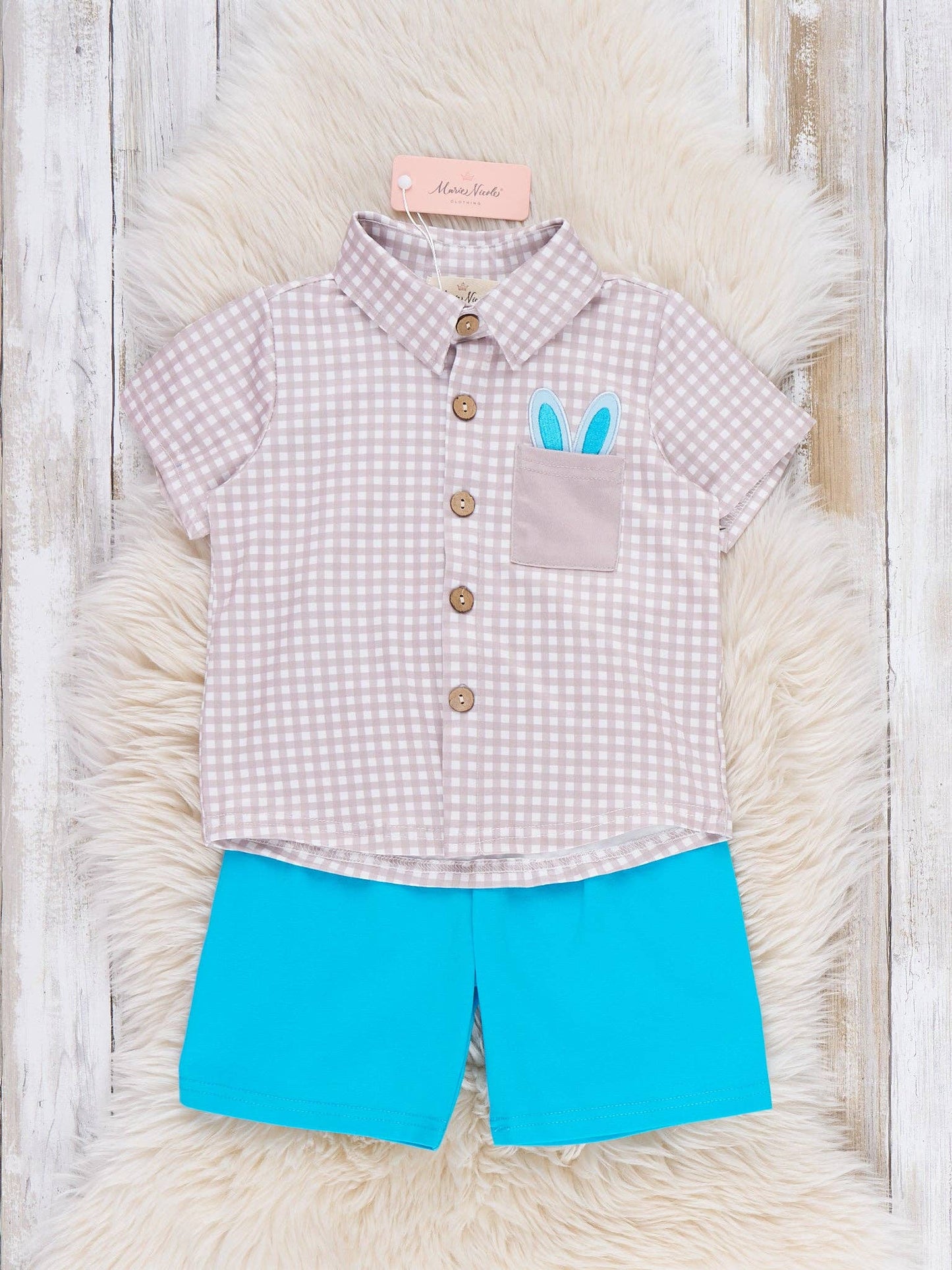 Bunny Peek Pocket Boys Outfit