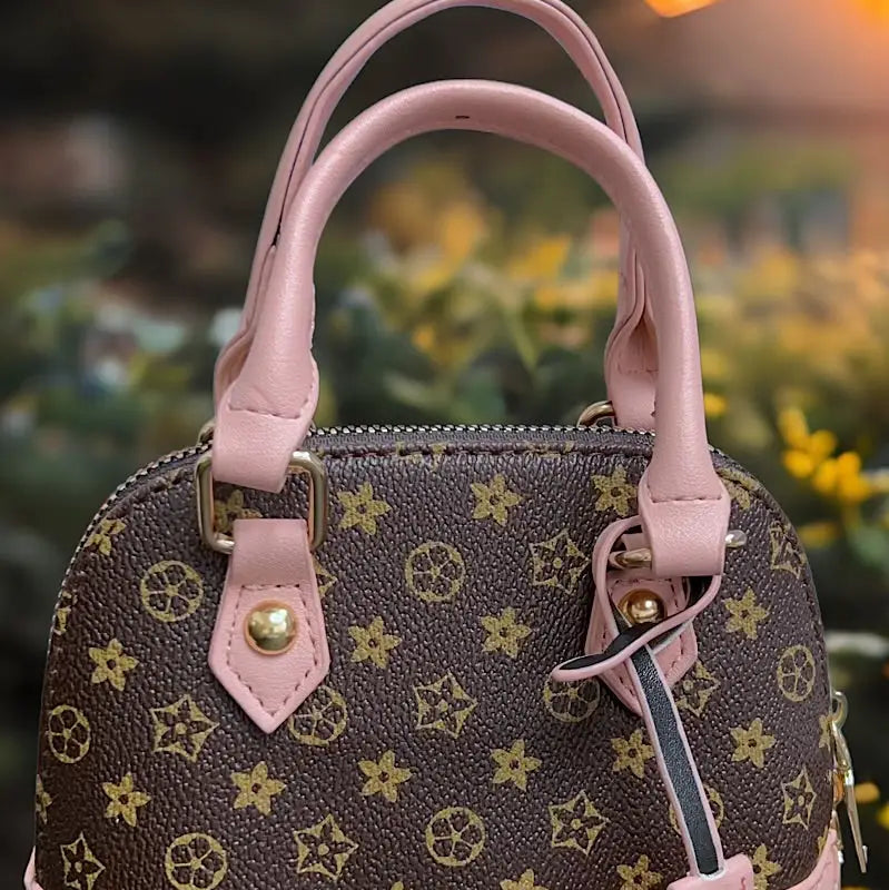 Pink Half Moon Purse