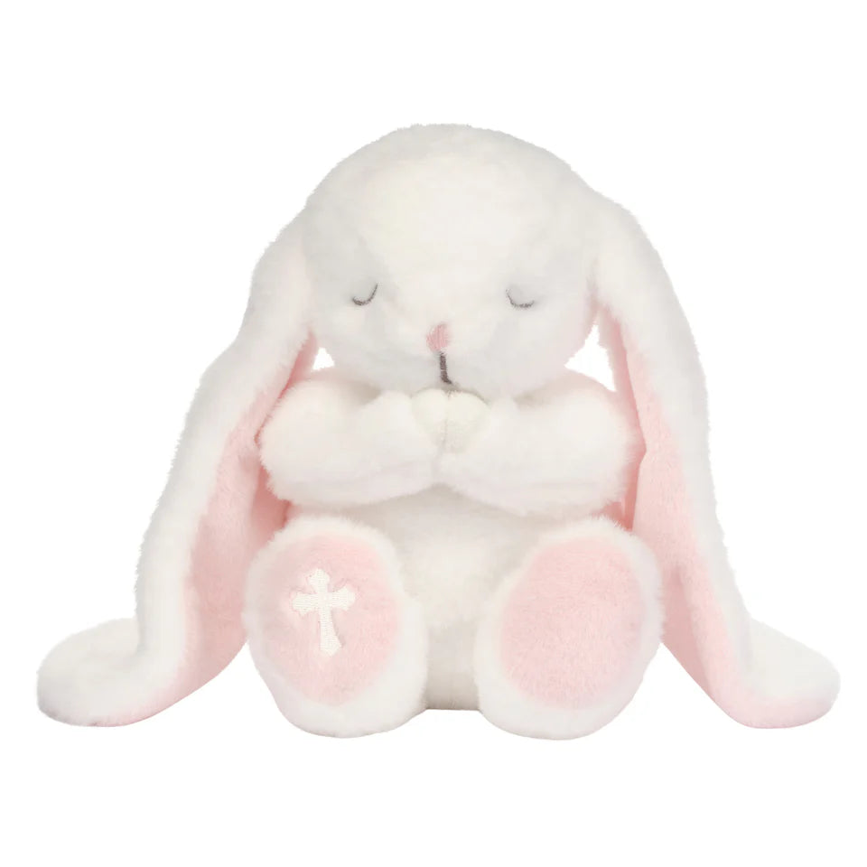 Heaven Sent Baptism White Plush Bunny
