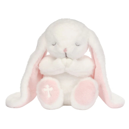 Heaven Sent Baptism White Plush Bunny