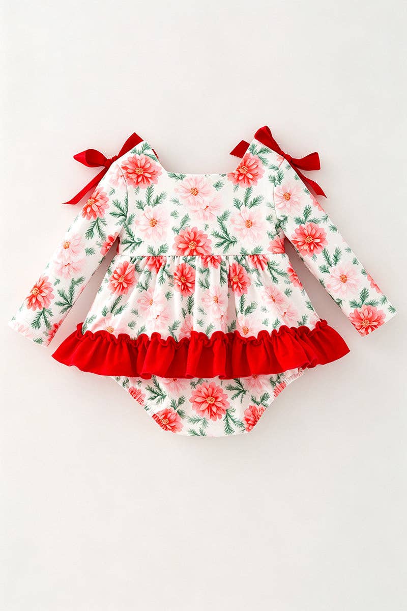 Embroidered Christmas Tree Bodysuit