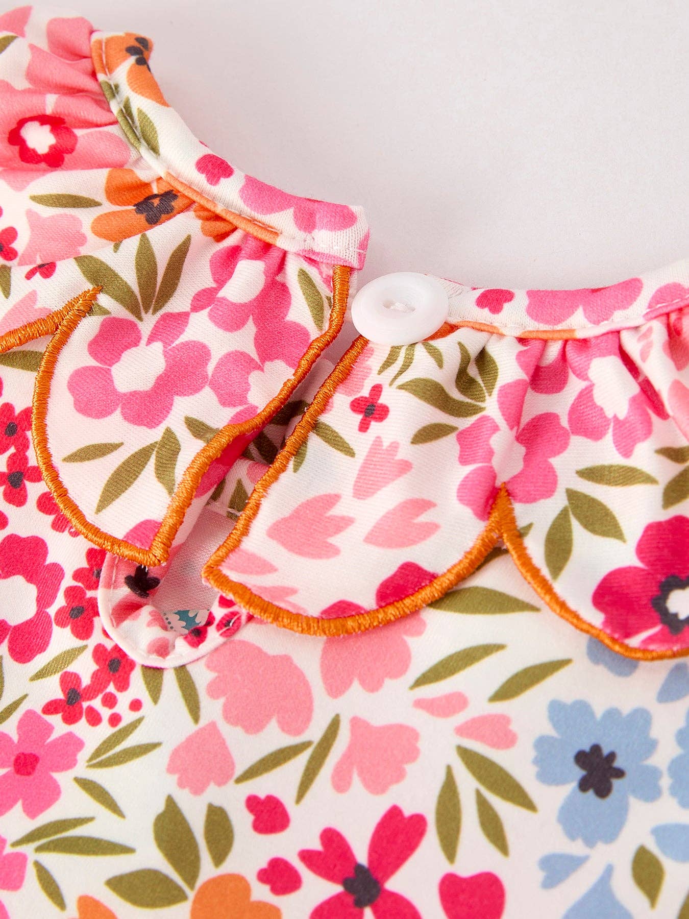 Pumpkin Bow Smock Dress