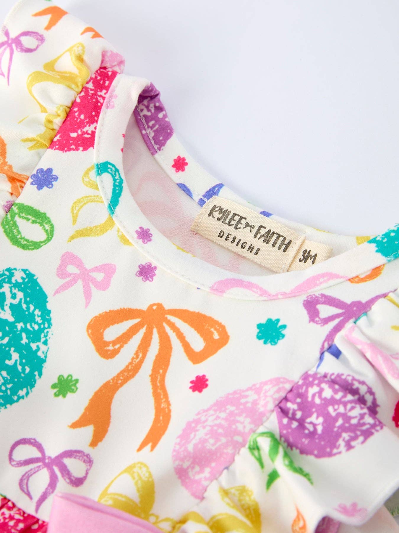 Rainbow Easter Egg Ruffle Bubble