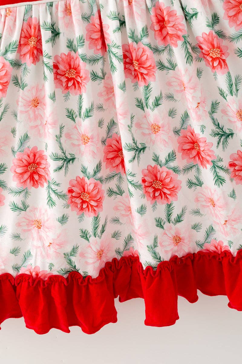 Embroidered Christmas Tree Dress