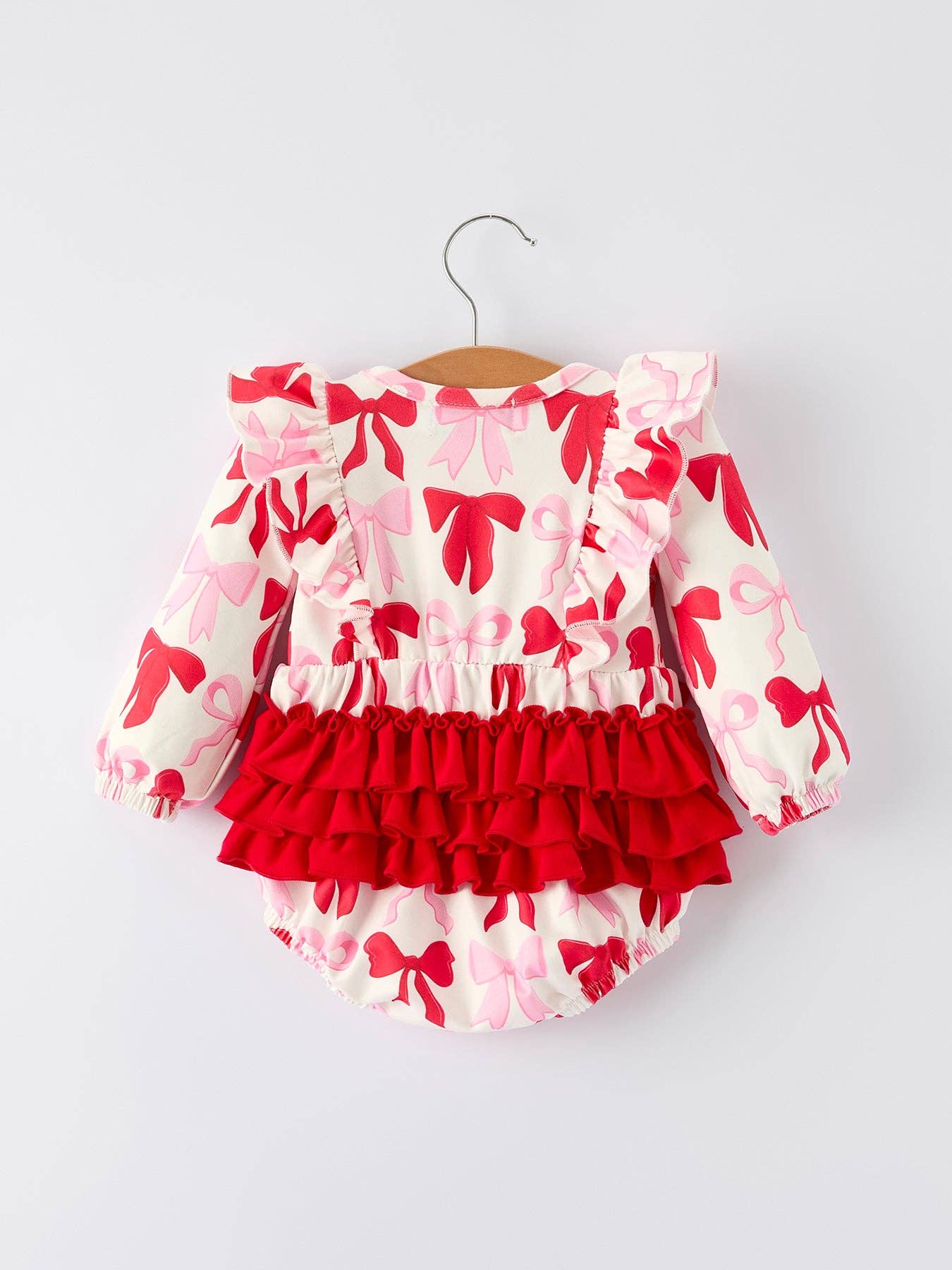 Valentine Bow Ruffle Bubble