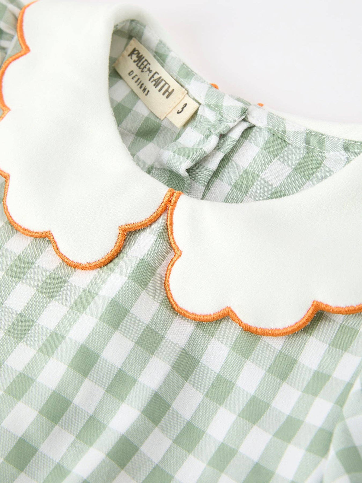 Smocked Plaid Pumpkin Bow Dress