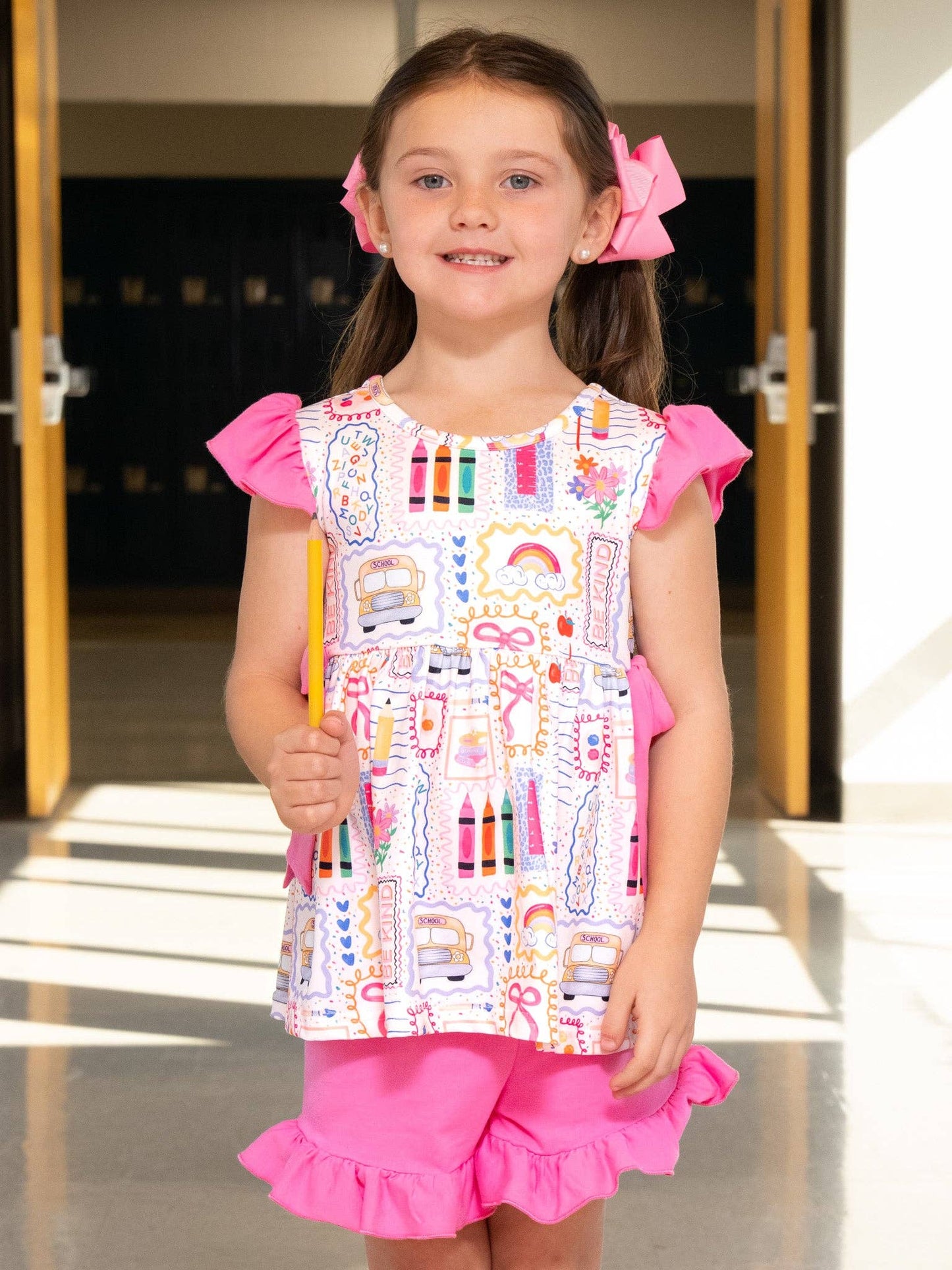 Notebook Scribbles Ruffle Outfit