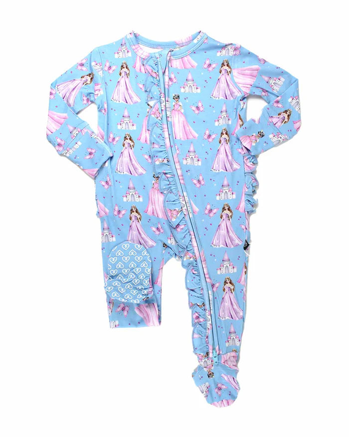 Kinsley Ruffled Zippered Footie
