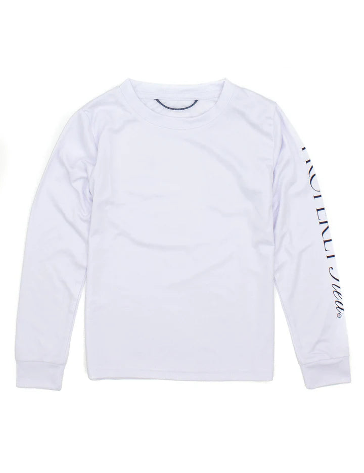 Boys Tidal Rashguard White