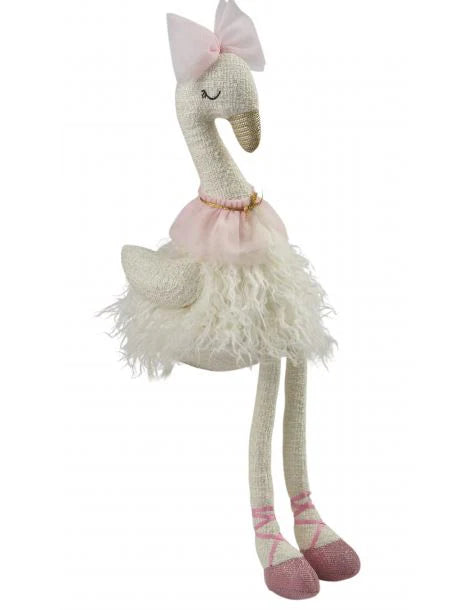 Pink Swan Plush Stuffed Animal
