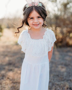 White Boho Dress
