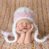 Abigail Crown Baby Hat