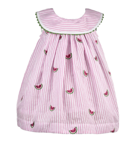 Watermelon All Over Empire Dress