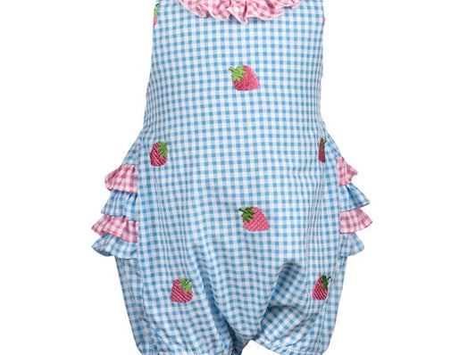 Strawberry All Over Romper