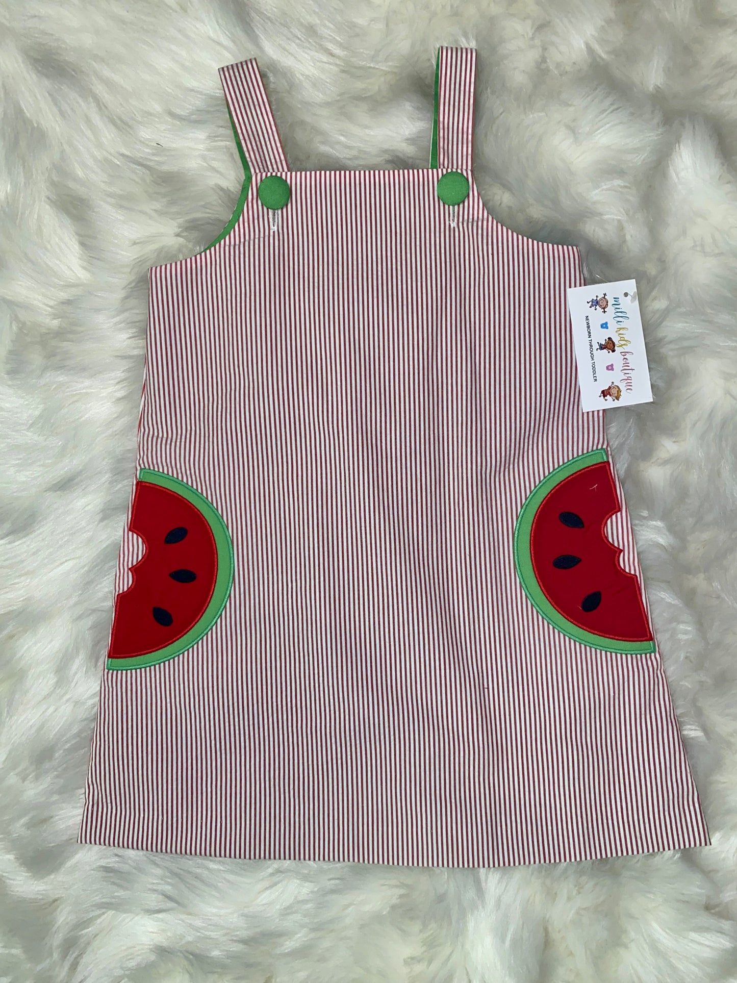Applique Watermelon Dress
